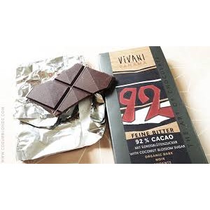 Chocoladetablet puur 92% cacao 100 gram
